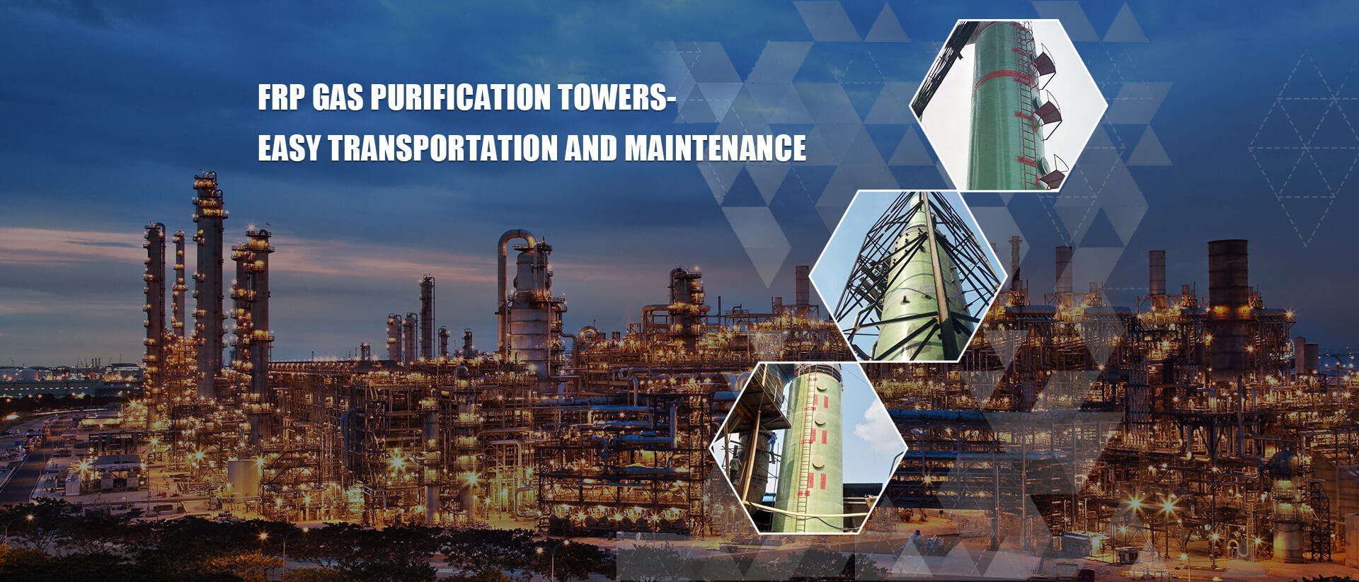 FRP Gas Purification Towers