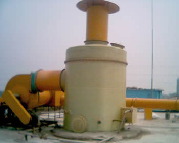 FRP Bubbling Filler Air Scrubber