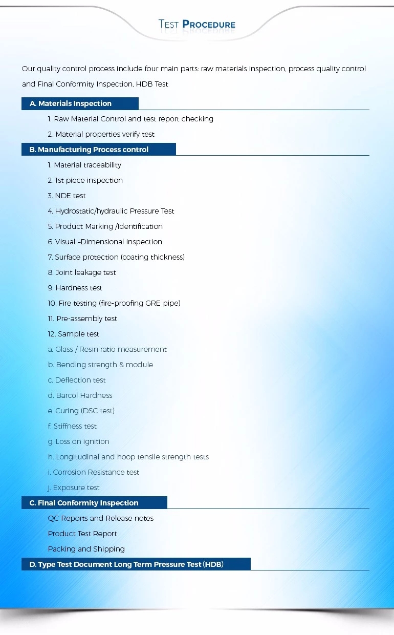 test procedure
