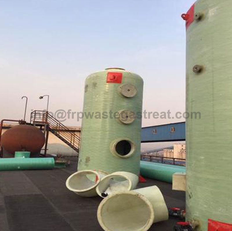 FRP Nitrogen Oxide Scrubber